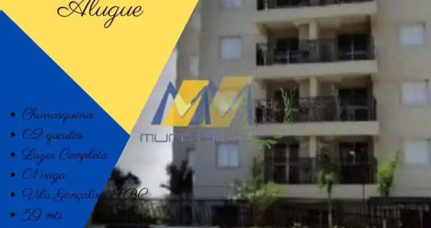 Apartamento com 2 quartos para alugar na Vila Gonçalves, São Bernardo do Campo 