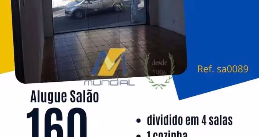 Excelente salão com local estratégico em santo andré
