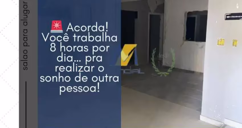 ???? ótimo salão para locação em santo andré, bairro jardim.