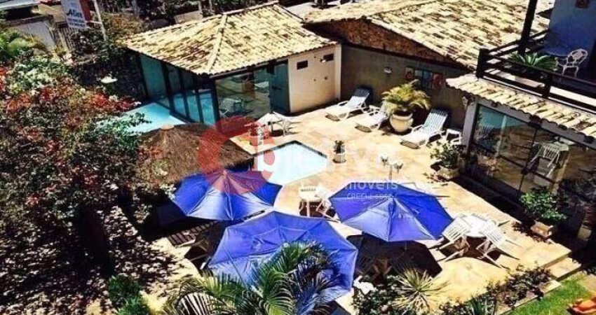 Pousada com 3 dormitórios à venda, 980 m² por R$ 7.030.000,00 - Vila Nova - Cabo Frio/RJ