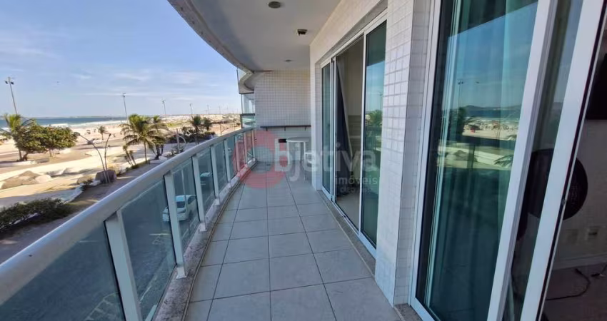 Apartamento linear, 4 quartos, Praia do Forte - Cabo Frio