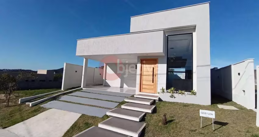 Casa linear em condomínio, 3 quartos, 126m² , nova são pedro