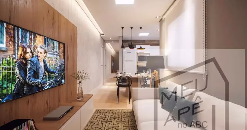 Apartamento para venda em santo andré, vila eldízia, 2 dormitórios, 1 banheiro, 1 vaga