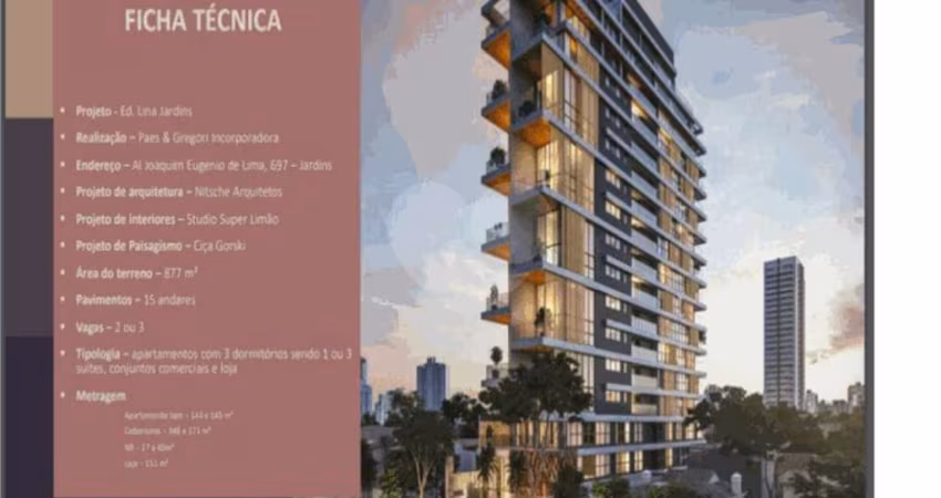 Apartamento com 3 quartos à venda na Alameda Joaquim Eugênio de Lima, 697, Jardim Paulista, São Paulo