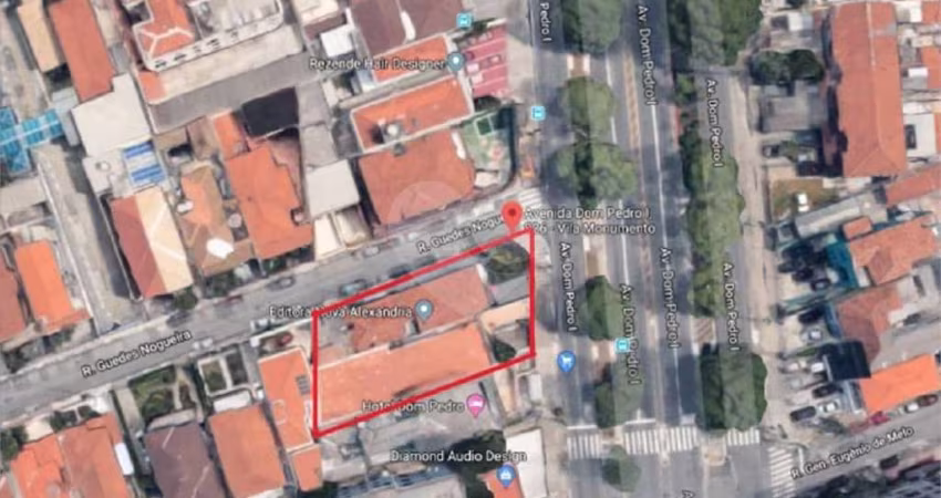 Terreno comercial para alugar na Avenida Dom Pedro I, 840, Vila Monumento, São Paulo