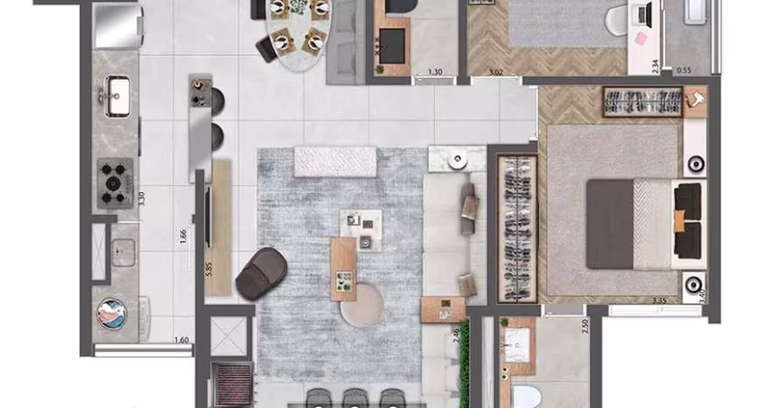 Apartamento com 2 quartos à venda na Rua Sapetuba, 228, Butantã, São Paulo
