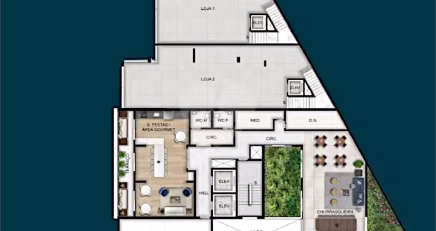 Apartamento com 1 quarto à venda na Rua Francisca Júlia, 201, Santana, São Paulo