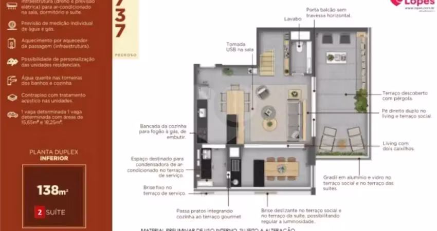 Apartamento com 2 quartos à venda na Avenida Pedroso de Morais, 737, Pinheiros, São Paulo