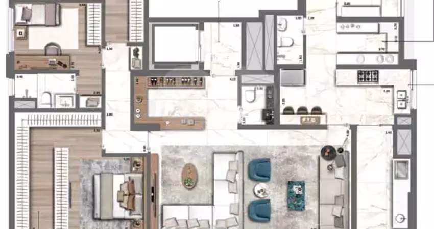 Apartamento com 3 quartos à venda na Rua Cristiano Viana, 140, Cerqueira César, São Paulo