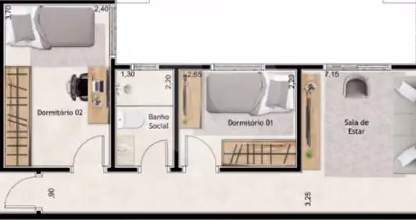 Apartamento com 3 quartos à venda na Rua Itália, 524, Jardim Santo Antônio, Santo André