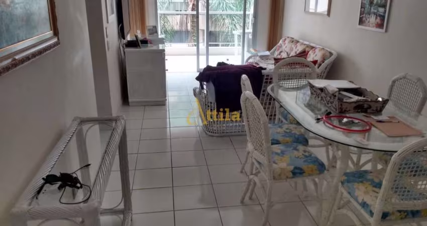Apto 2 dorms., lado praia, lazer, Enseada, 1 vaga