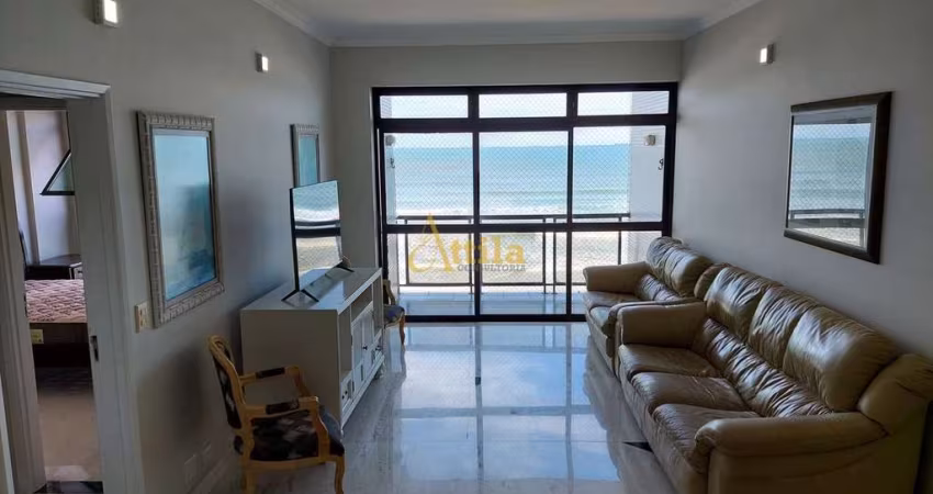 Apto 4 dorms., frente praia Pitangueiras, 2 vagas, lazer