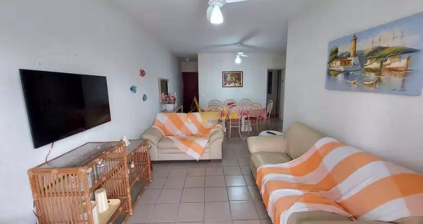 Apto 3 dorms., sacada, 1 vaga, 300mts praia enseada