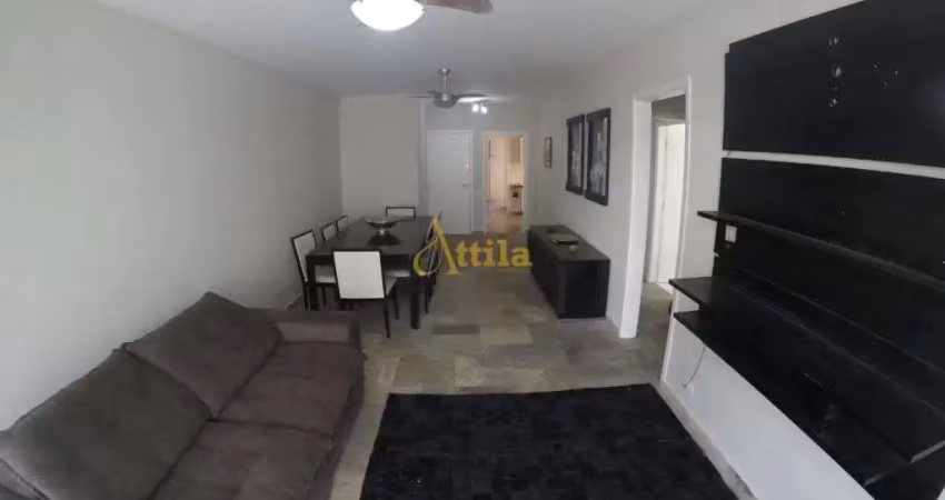 Apto (lado praia), 4 dorms., 1 vaga, lazer, enseada