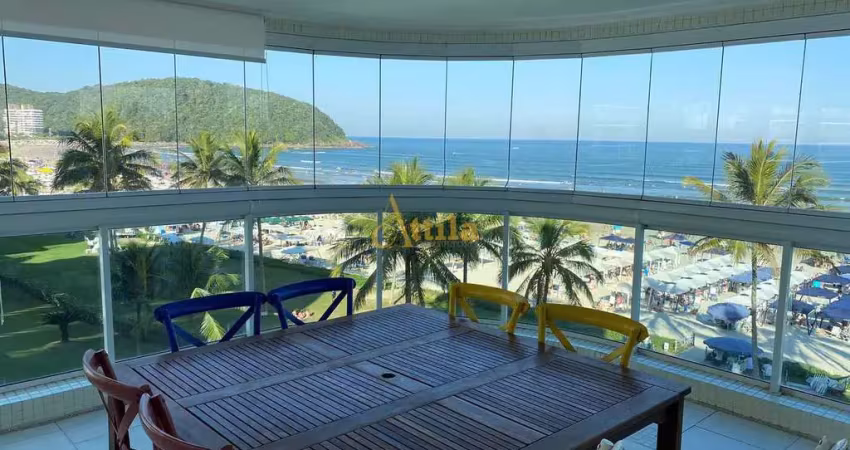 Apto pé na areia com vista para o mar e 4 suítes - Módulo 7