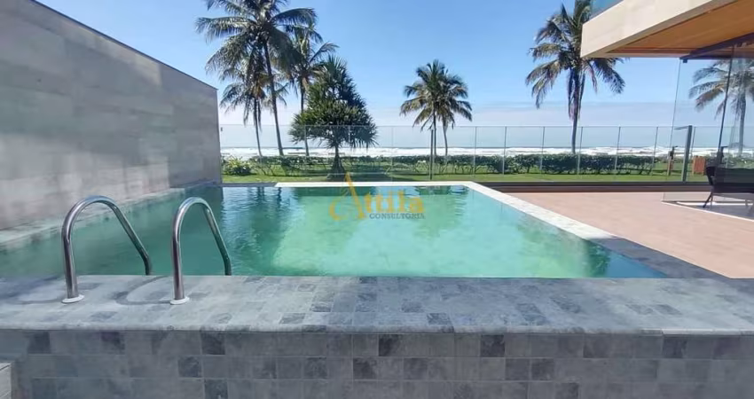 Apartamento Garden alto padrão com vista para o mar, 4 suítes