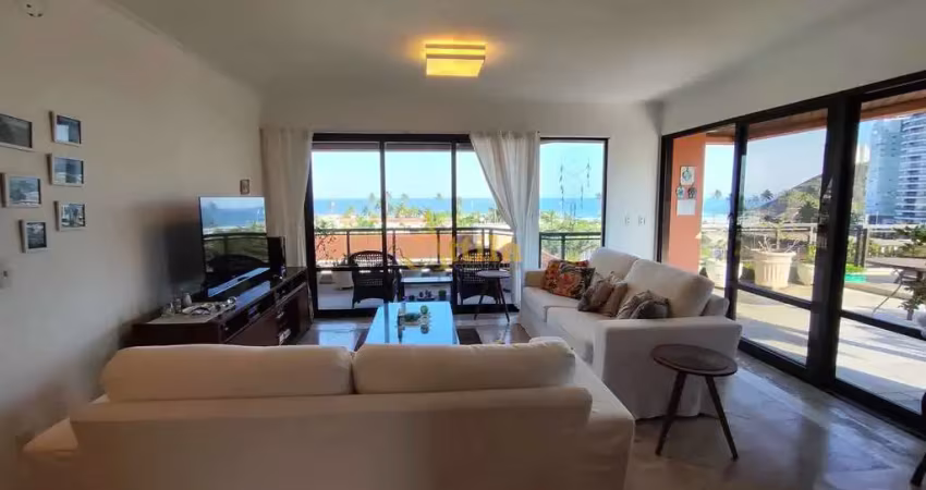 Cobertura vista para o mar, 3 dorms., 3 vagas, 200mts praia