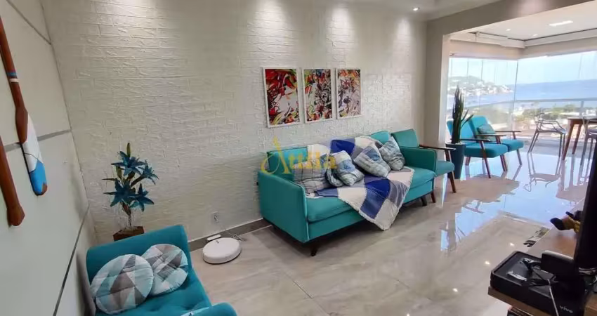 Apto 2 dorms., vista livre para o mar, lazer completo, 2 vagas
