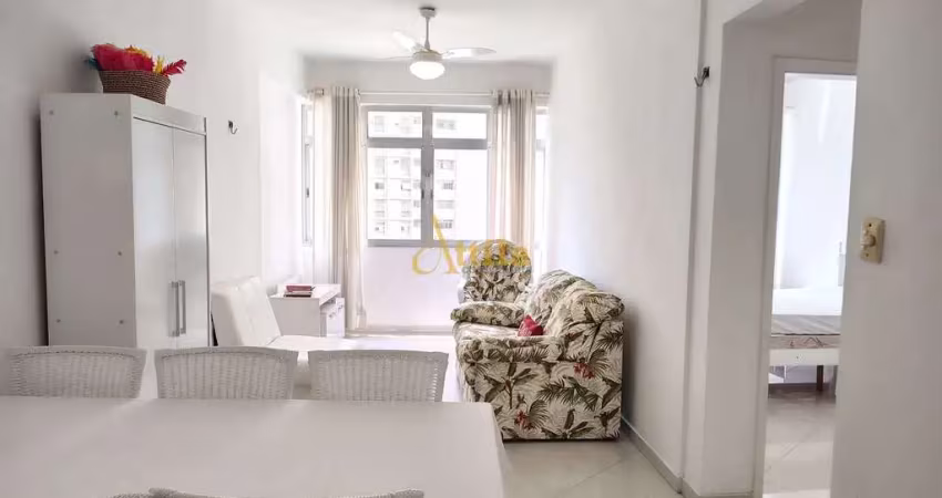 Apto 1 dorm., 2 salas, 1 vaga, 70mts praia pitangueiras