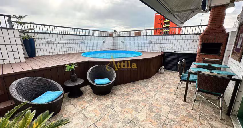 Cobertura com 3 quartos, enseada, guarujá - r$ 950 mil, cod: 6336