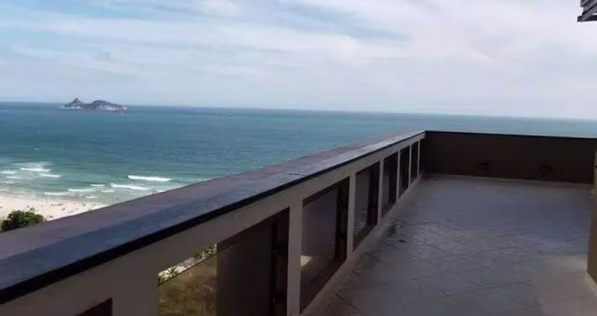 Apartamento na Barra da Tijuca, Frontal Mar, 4 Quartos, 2 Suítes, 310 m². Posto 4