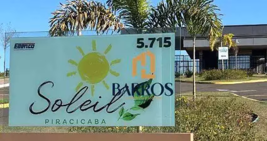 Terreno à venda, condomínio soleil, bongue 300 m2 - piracicaba/sp