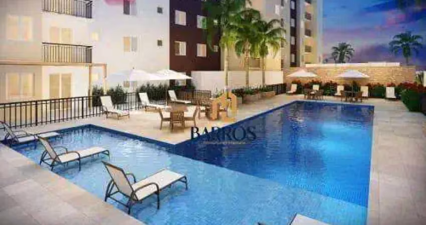 Apartamento á venda 2 dormitórios, 55m2 - bairro morumbi, residencial por do sol - piracicaba/sp