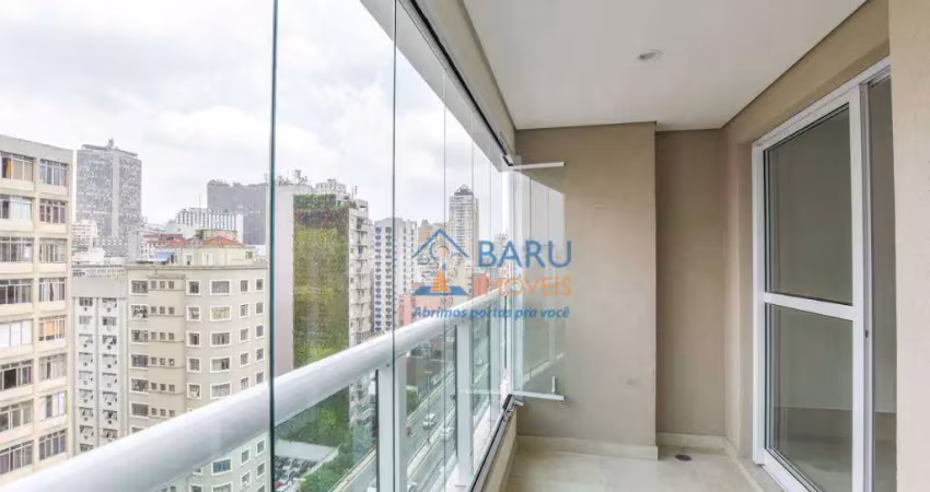 Apartamento para alugar, 39 m² por r$ 4.077,19/mês - vila buarque - são paulo/sp