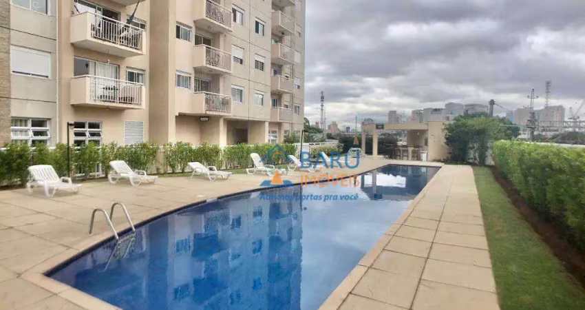 Apartamento com 2 dormitórios para alugar, 64 m² por r$ 3.827,61/mês - barra funda - são paulo/sp