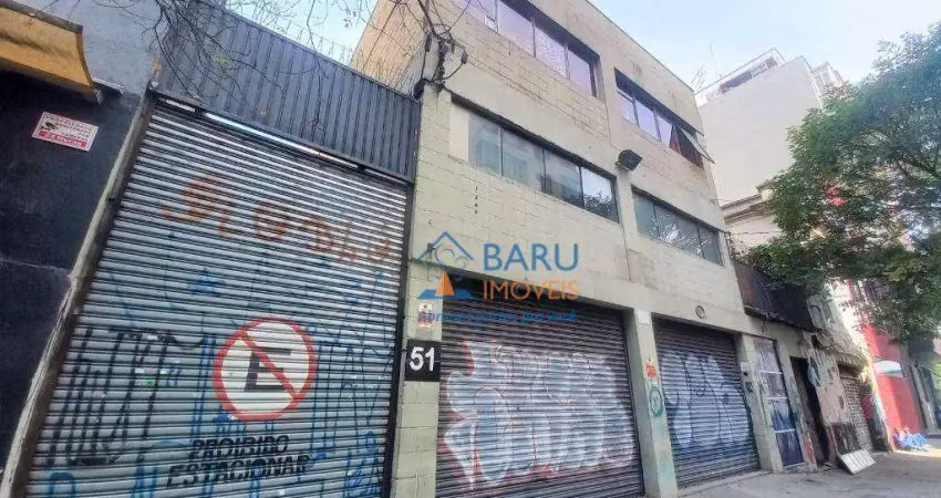 Galpão para alugar, 900 m² por r$ 29.407,50/mês - santa cecília - são paulo/sp