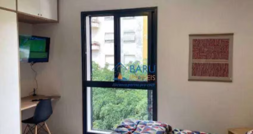 Apartamento com 1 dormitório à venda, 30 m² - santa cecília - são paulo/sp