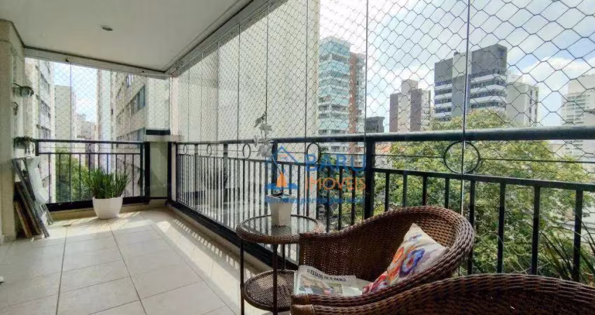 Apartamento com 4 dormitórios à venda, 156 m² por r$ 2.400.000,00 - santa cecília - são paulo/sp