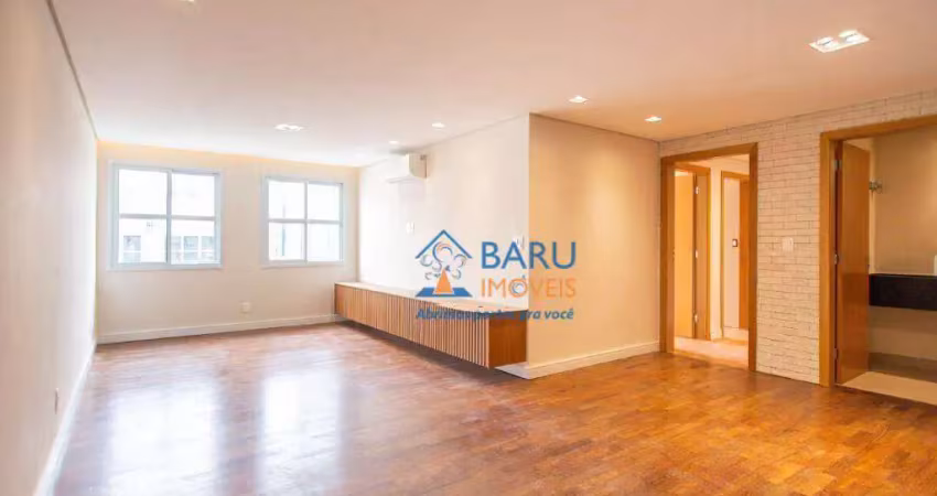 Apartamento com 127 m², 3 dormitórios (1 suíte) e 1 vaga para alugar por r$ 14.041/total mensal - higienópolis - são paulo/sp