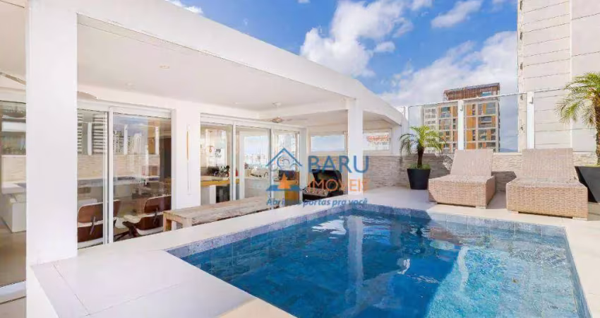 Cobertura com 3 dormitórios à venda, 315 m² por r$ 3.690.000,00 - perdizes - são paulo/sp