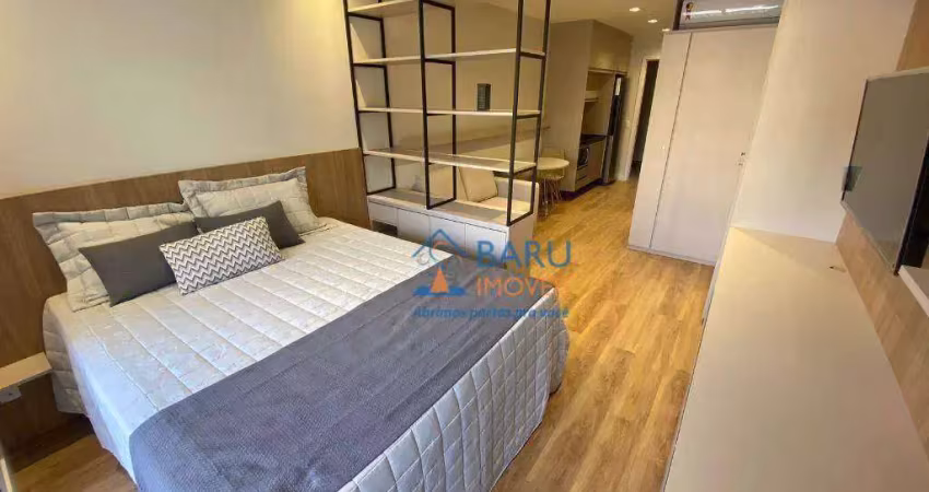 Studio com 1 dormitório para alugar, 32 m² por r$ 5.600,00/mês - higienópolis - são paulo/sp