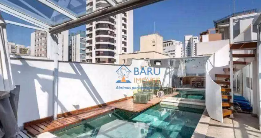 Cobertura com 3 dormitórios à venda, 330 m² por r$ 5.350.000,00 - higienópolis - são paulo/sp