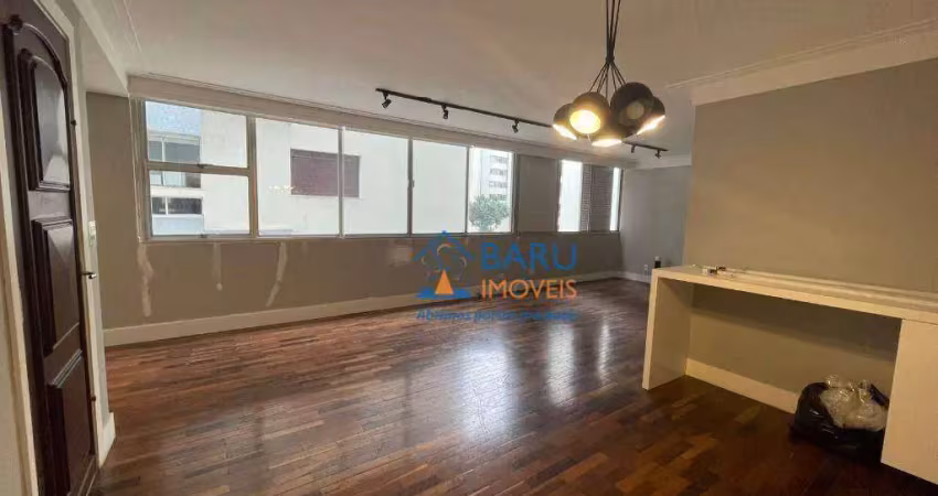 Apartamento com 3 dormitórios para alugar, 130 m² por r$ 9.306,61/mês - santa cecília - são paulo/sp