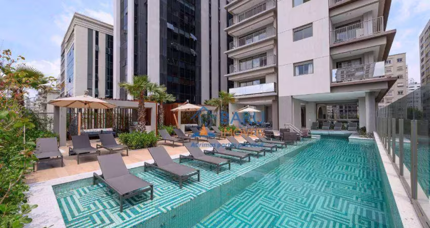 Studio com 1 dormitório para alugar, 25 m² por r$ 3.981,17/mês - santa cecília - são paulo/sp
