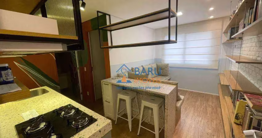 Apartamento com 1 dormitório à venda, 33 m² por r$ 400.000,00 - santa cecília - são paulo/sp