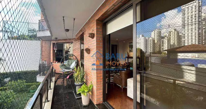 Apartamento com 4 dormitórios à venda, 275 m² por r$ 2.300.000,00 - perdizes - são paulo/sp