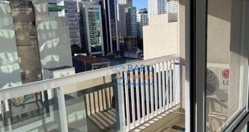 Apartamento com 1 dormitório à venda, 40 m² por r$ 515.000,00 - higienópolis - são paulo/sp