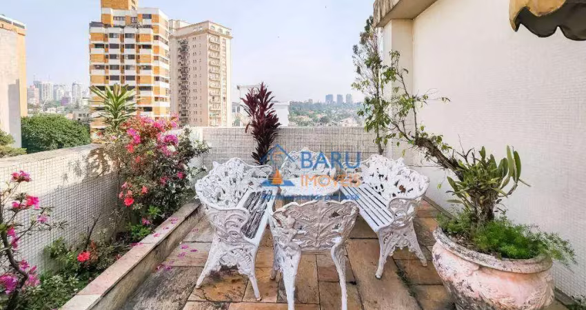 Cobertura com 3 dormitórios à venda, 620 m² por r$ 6.700.000,00 - parque santa cecília - são paulo/sp