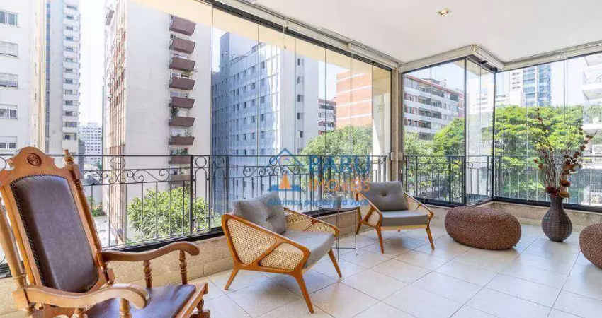 Apartamento com 4 dormitórios à venda, 304 m² por r$ 4.600.000 - higienópolis - são paulo/sp