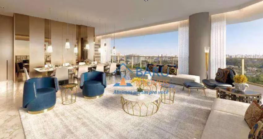 Apartamento com 3 dormitórios à venda, 150 m² por r$ 4.600.000 - moema - são paulo/sp