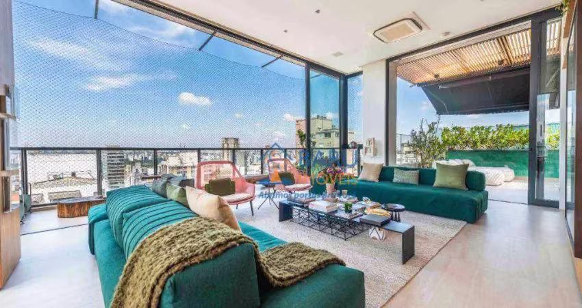 Cobertura com 4 dormitórios à venda, 408 m² por r$ 21.000.000 - jardim américa - são paulo/sp