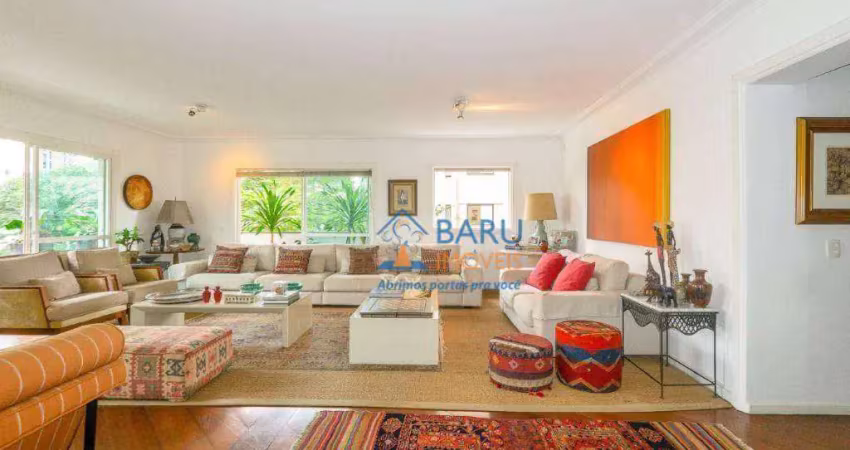 Apartamento com 3 dormitórios à venda, 210 m² por r$ 2.970.000 - indianópolis - são paulo/sp