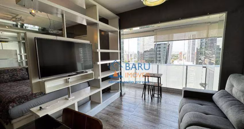 Studio com 1 dormitório para alugar, 33 m² por r$ 5.323,33/mês - chácara santo antônio - são paulo/sp