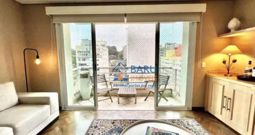 Apartamento com 1 dormitório à venda, 52 m² - pinheiros - são paulo/sp