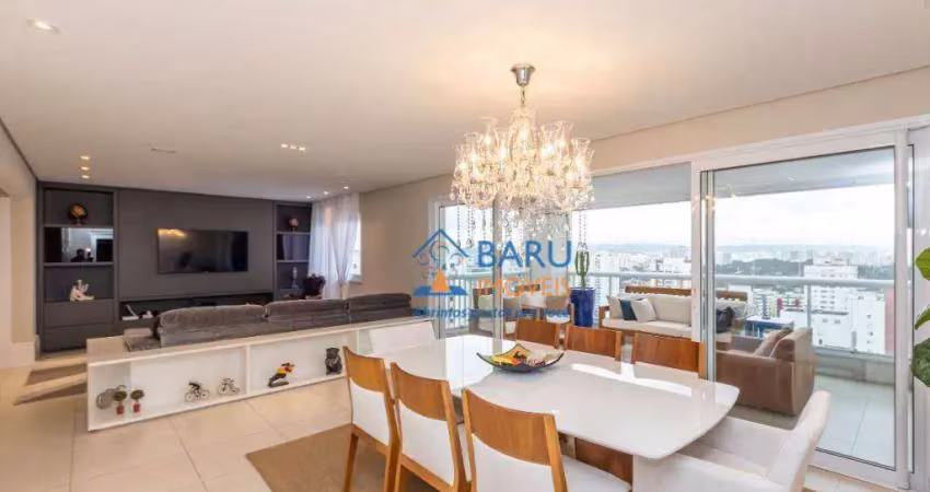 Apartamento com 3 dormitórios à venda, 186 m² por r$ 3.700.000 - vila leopoldina - são paulo/sp