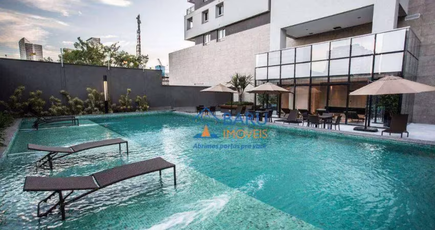 Studio com 1 dormitório para alugar, 63 m² por r$ 6.335/mês - brooklin - são paulo/sp